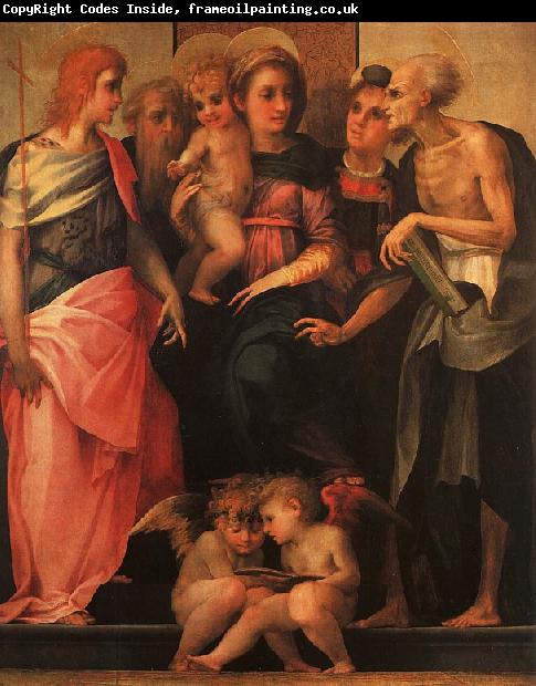 Rosso Fiorentino Madonna and Child with Saints